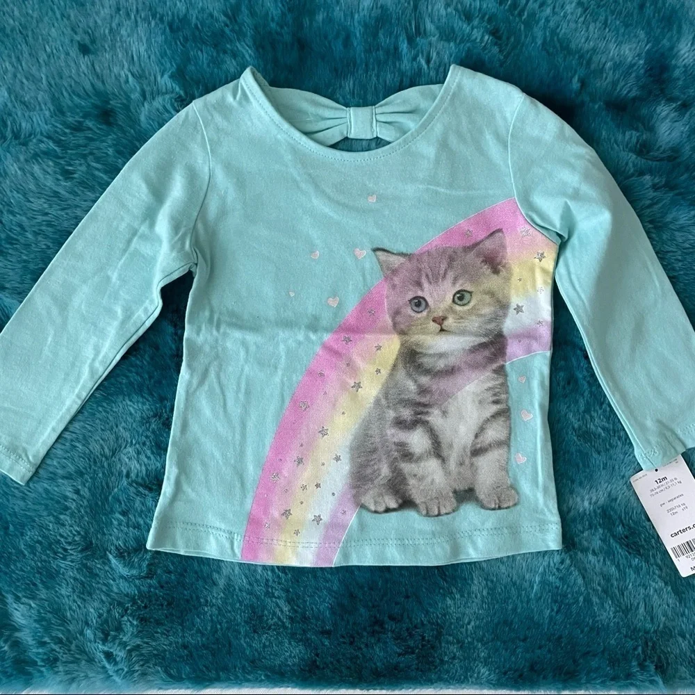 Carter’s Toddler Girl Long Sleeve T-Shirt Size 12 Months